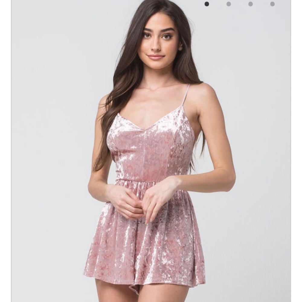 Velvet Romper New with Tags